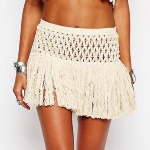 Surf Gypsy Fringe/Crochet Cotton Beach Cover Up